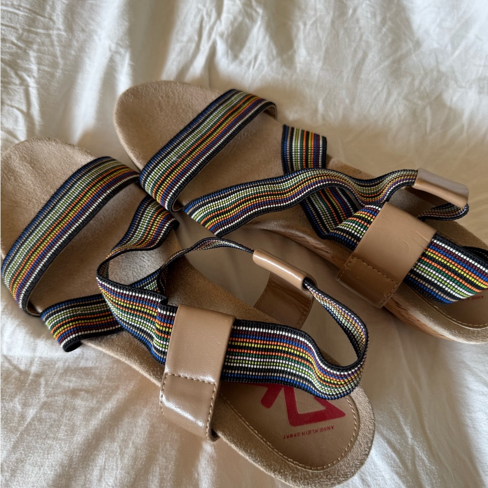 Anne Klein Sport Tan Sandals